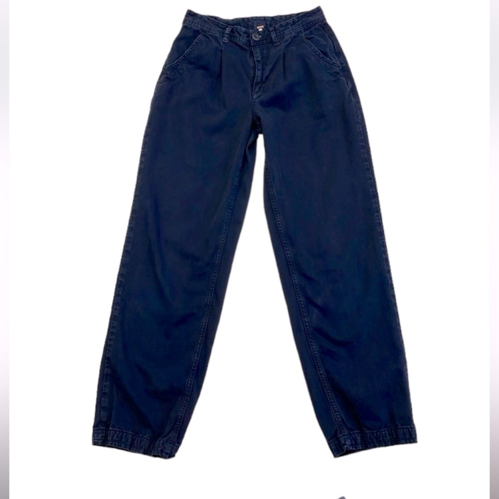 Free people straight leg cotton chino pants size 2